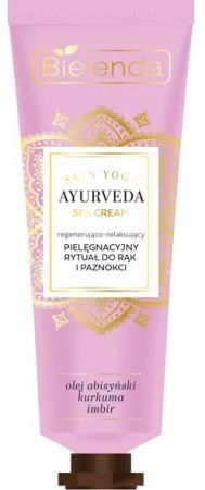 Bielenda Ayurveda Skin Yoga, regenerująco-relaksujący krem do rąk i paznokci, 50ml