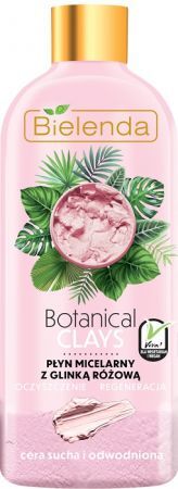 Bielenda Botanical Clays, płyn micelarny z glinką różową, cera sucha i odwodniona, 500ml