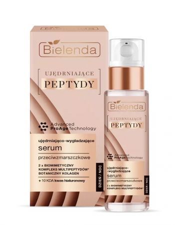 Bielenda Ujędrniające Peptydy, ujędrniająco-wygładzające serum przeciwzmarszczkowe, 30ml