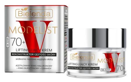 Bielenda V-Modelist, liftingujący krem na dzień 70+, rekonstruktor gęstości skóry, 50ml
