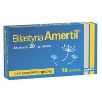 Bilastyna Amertil 20mg, 10 tabletek