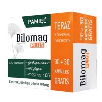 Bilomag Plus, 90 + 30 kapsułek