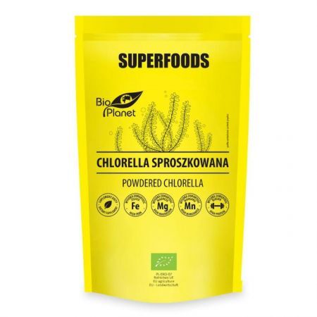 Bio Planet, Superfoods, chlorella sproszkowana, Bio, 200g