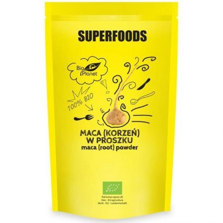 Bio Planet, Superfoods, Maca korzeń, proszek, 150g