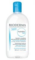 Bioderma Hydrabio H2O, płyn micelarny do oczyszczania twarzy i demakijażu, skóra odwodniona, 500ml KRÓTKA DATA 06/2022