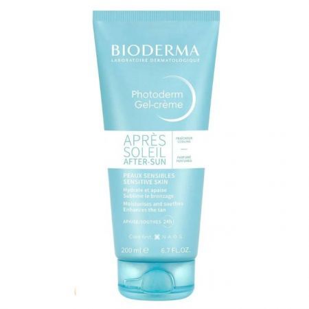 Bioderma Photoderm Gel-Creme, łagodzący krem-żel przedłużający opaleniznę, 200ml