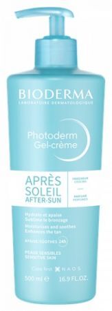 Bioderma Photoderm Gel-Creme, łagodzący krem-żel przedłużający opaleniznę, 500ml