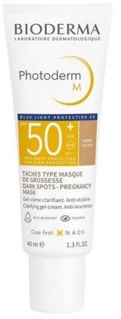 Bioderma Photoderm M, krem ochronny SPF 50+, do skóry z tendecją do przebarwień, odcień ciemny, 40ml