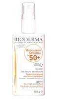 Bioderma Photoderm Mineral, spray ochronny z filtrem mineralnym SPF50+, 100g