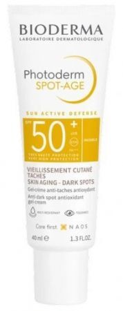 Bioderma Photoderm Spot-Age, krem ochronny SPF 50+, skóra z przebarwieniami posłonecznymi, 40ml