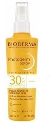 Bioderma Photoderm Spray, lekki spray do ciała SPF30, 200ml
