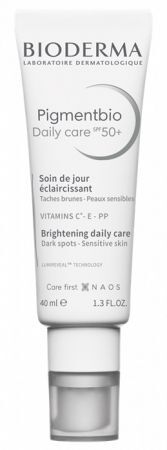 Bioderma Pigmentbio Daily Care, rozjaśniający krem na dzień SPF 50+, 40ml