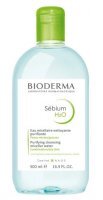 Bioderma Sebium H2O, płyn micelarny do oczyszczania twarzy i demakijażu, skóra tłusta i miesza, 500ml