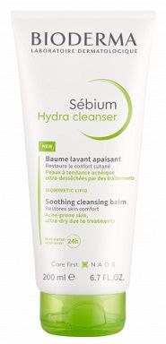 Bioderma Sebium Hydra Cleanser, kojąca emulsja oczyszczająca, skóra ze skłonnością do trądziku, 200ml