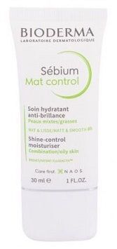Bioderma Sebium Mat Control, matujący, wygładzający krem nawilżający, skóra mieszana i tłusta, 30ml