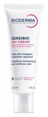 Bioderma Sensibio AR+, krem kojąco-nawilżający, redukujący zaczerwienienia, 40ml