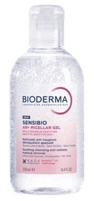 Bioderma Sensibio AR+, oczyszczający żel micelarny, skóra naczynkowa, 250ml