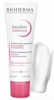 Bioderma Sensibio Defensive, krem kojący do twarzy, skóra wrażliwa, 40ml