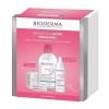 Bioderma Sensibio, płyn micelarny H2O, 500ml + Defensive, serum kojące, 30ml + płatki oczyszczające Glov, 3 sztuki, 1 zestaw