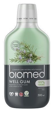 Biomed Well Gum, płyn do pielęgnacji jamy ustnej, ochrona przed próchnicą, 500ml