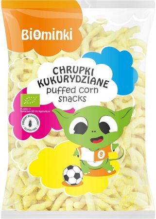 Biominki Bio, chrupki kukurydziane bezglutenowe, 150g