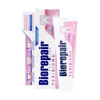 Biorepair Peribioma, pasta do zębów, ochrona dziąseł, bez fluoru, 75ml