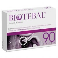 Biotebal 5mg, 90 tabletek BRAK KARTONIKA