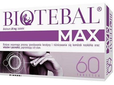 Biotebal Max 10mg, 60 tabletek