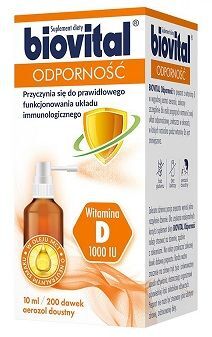 Biovital Odporność, aerozol doustny, dla dorosłych i dzieci po 4 roku życia, 10ml