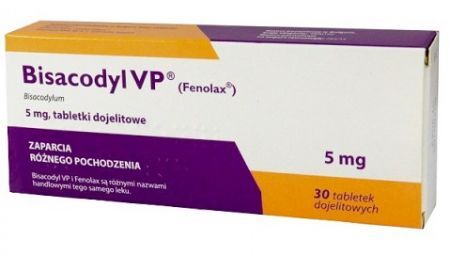Bisacodyl VP 5mg, 30 tabletek IR*