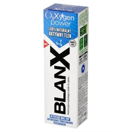 BlanX O3Xygen Power, wybielająca pasta do zębów, z aktywnym tlenem, 75ml