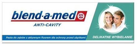 Blend-a-med Anti-Cavity, pasta do zębów, Delikatne Wybielanie, smak miętowy, 75ml
