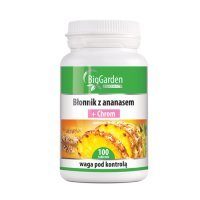 Błonnik z ananasem + chrom, 100 tabletek