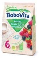 BoboVita, kaszka mleczno-ryżowa owoce leśne, po 6 miesiącu życia, 230g