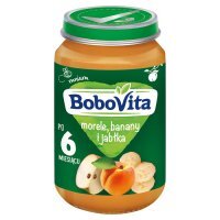 BoboVita, morele, banany i jabłka, po 6 miesiącu, 190g