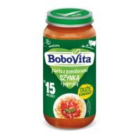 Bobovita, pasta z pomidorami, szynką i papryką, po 15 miesiącu, 250g