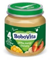 BoboVita Pierwsza Łyżeczka, jabłka, mango i banany, po 4 miesiącu, 125g