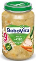 BoboVita, risotto z rybą i warzywami, po 9 miesiącu, 190g