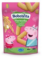 BoboVita, Świnka Peppa, ciasteczka pszenno-orkiszowe z jabłkiem i brzoskwinią, po 12 miesiącu, 150g