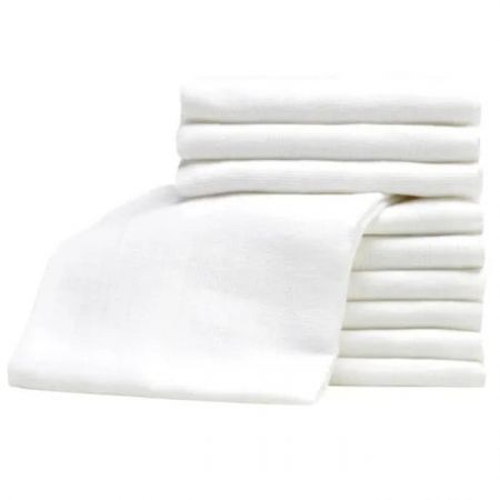Bocioland, pieluchy tetrowe 115g/m2, białe, 40cmx80cm, 10 sztuk