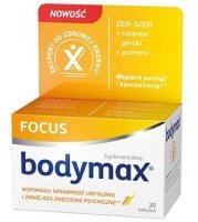 Bodymax Focus, 30 tabletek KRÓTKA DATA 01/2022