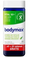 Bodymax Vital 50+, 60 tabletek + 20 tabletek w prezencie