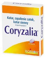 Boiron, Coryzalia, katar, zapalenie zatok, katar sienny, 40 tabletek