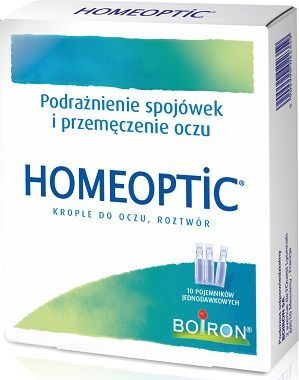Boiron, Homeoptic, krople do oczu, 10 minimsów po 0,4ml