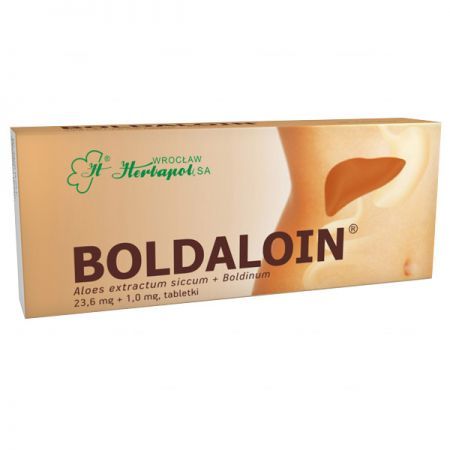 Boldaloin (23,6mg+1mg), 30 tabletek