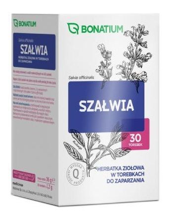 Bonatium, Szałwia, herbatka ziołowa, 30 saszetek