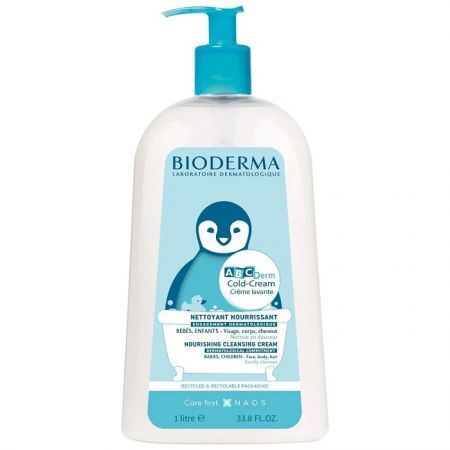 BRAK POMPKI Bioderma ABCDerm Cold-Cream Creme Lavante, odżywcza emulsja do mycia, do skóry suchej, od urodzenia, 1000ml
