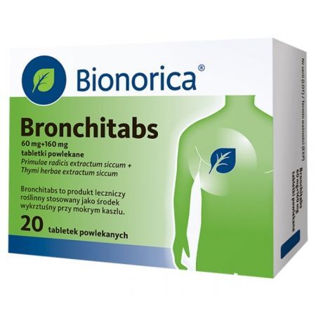 Bronchitabs 60mg+160mg, 20 tabletek