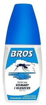 Bros, płyn na komary i kleszcze DEET 15%, 50ml