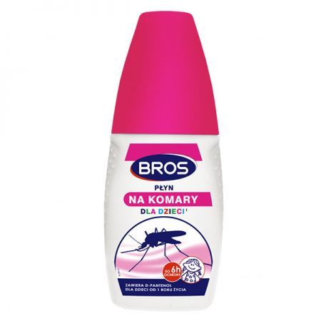 Bros, płyn na komary IR 10%, dla dzieci po 1 roku życia, 50ml